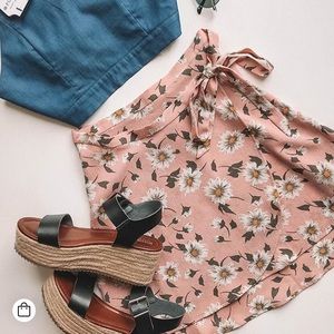 Show Me Your MuMu Twirl wrap skirt